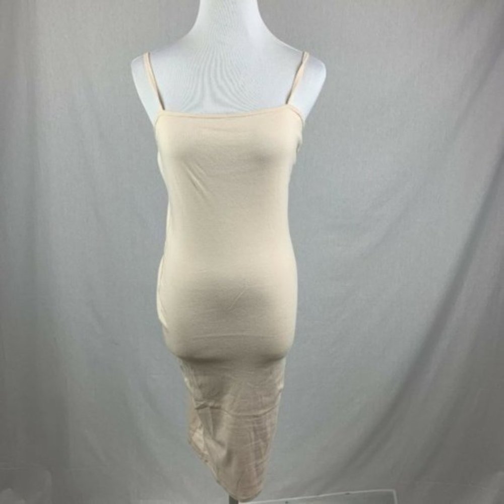 Topshop Nude Bodycon Tank Midi Dress - Picture 8 of 8